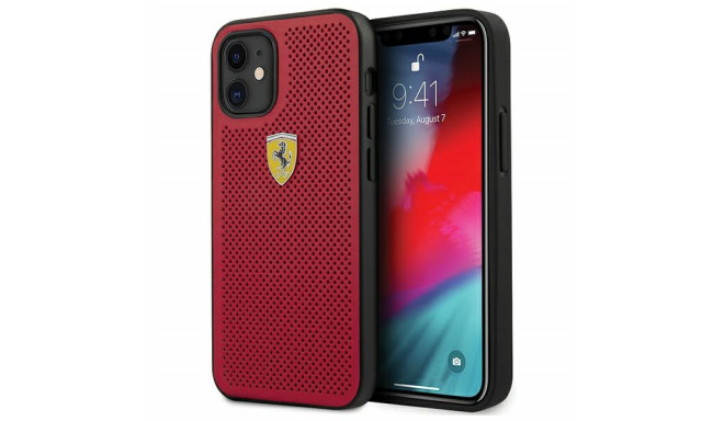 Ferrari FESPEHCP12SRE Off Track silikoonist ümbris Apple iPhone 12 Mini Punane