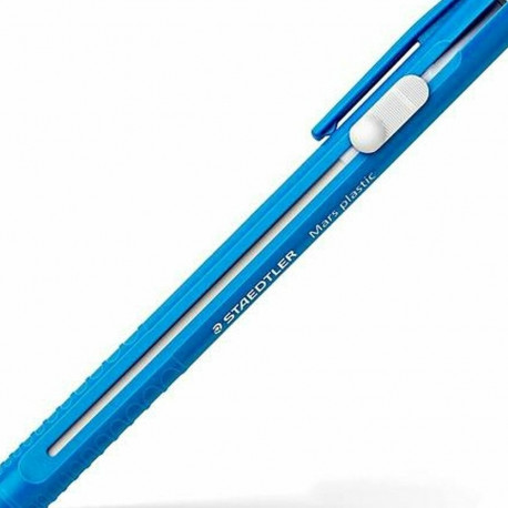 Sissetõmmatav kumm Staedtler Mars Plastic Sinine (10 Ühikut)