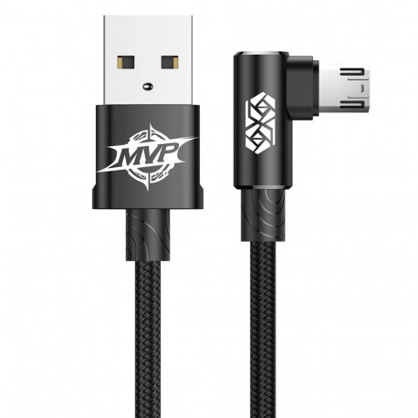 Baseus MVP Elbow Cable USB - Micro USB 2A 2m - Black