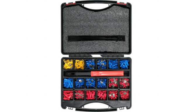 YT. SET OF ELECTRICAL CONNECTORS WITH A CRIMPING TOOL