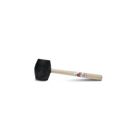 RUBI RUBBER HAMMER BLACK SOFT 750g...