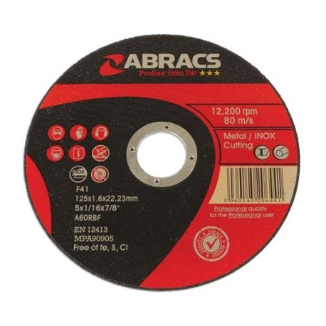 Lõikeketas 125x1,6 metallile 1TK (PK10TK