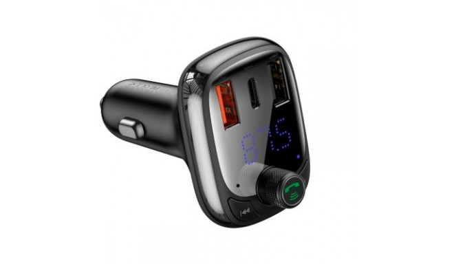 Baseus FM Transmitter 2xUSB+USB-C 12/24V