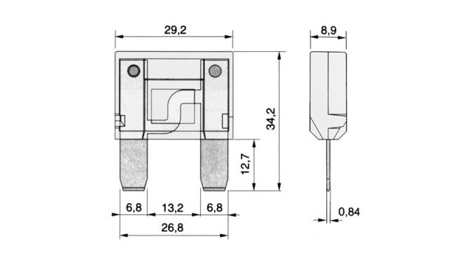 Kaitse maxi 30A 29,2#34,2mm