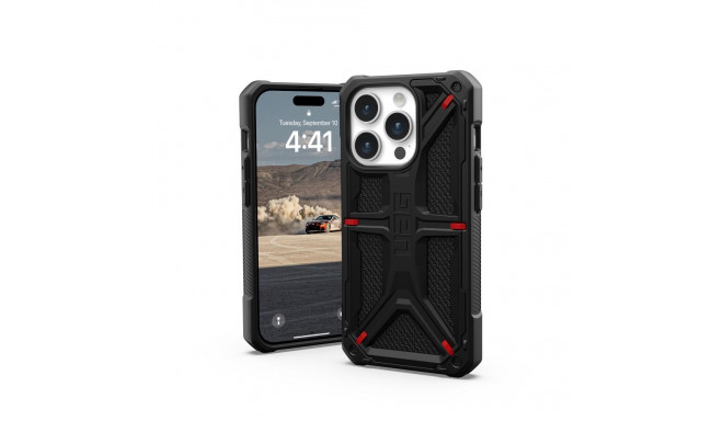 (UAG) Urban Armor Gear Monarch for IPHONE 15 PRO kevlar black