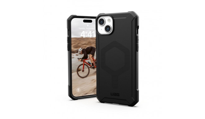 ( UAG ) Urban Armor Gear Essential compatible with Magsafe for IPHONE 15 PLUS black