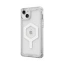 (UAG) Urban Armor Gear Plyo compatible with Magsafe for IPHONE 15 PLUS ice white