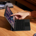Magnetické pouzdro Baseus Brilliance bezdrátová klávesnice s podsvícenými klávesami a displejem iPad