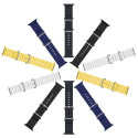 DUX DUCIS Ocean Wave - sport silicone strap for Apple Watch 42/44/45mm graphite