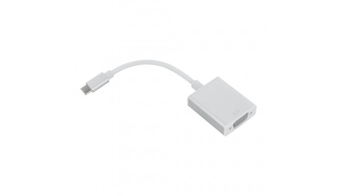 Fusion adapter USB-C - VGA hõbedane