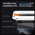 SZKŁO HARTOWANE SPIGEN GLAS.TR ”EZ FIT” FC 2-PACK IPHONE 15 PRO MAX BLACK