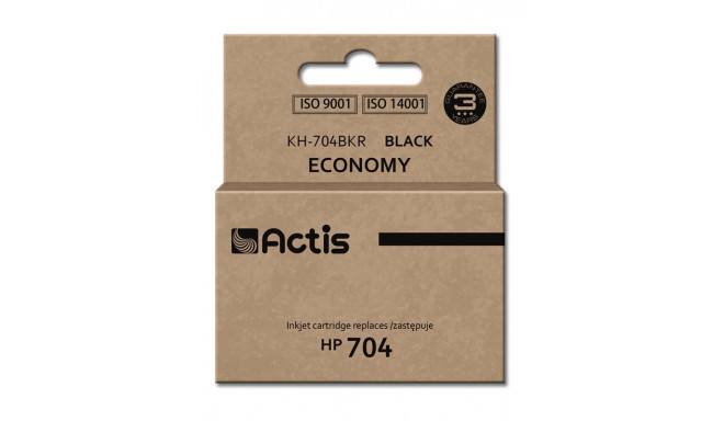 Actis KH-704BKR ink (replacement for HP 704 CN692AE; Standard; 15 ml; black)