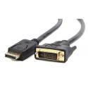 Gembird kaabel DisplayPort - DVI 1m (CC-DPM-DVIM-1M)