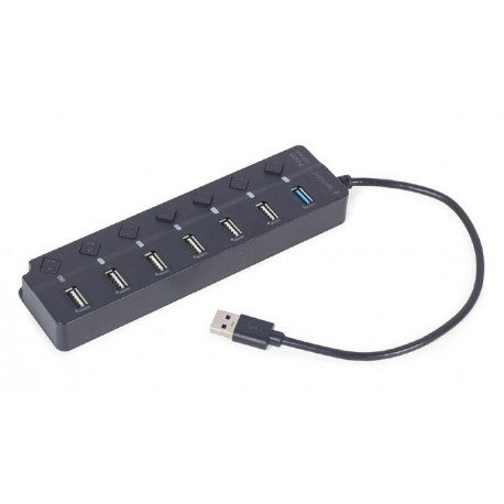I/O HUB USB3 7PORT/UHB-U3P1U2P6P-01 GEMBIRD