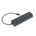 I/O HUB USB3 7PORT/UHB-U3P1U2P6P-01 GEMBIRD I/O HUB USB3 7PORT/UHB-U3P1U2P6P-01 GEMBIRD