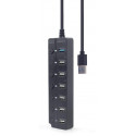 I/O HUB USB3 7PORT/UHB-U3P1U2P6P-01 GEMBIRD I/O HUB USB3 7PORT/UHB-U3P1U2P6P-01 GEMBIRD