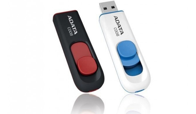 MEMORY DRIVE FLASH USB2 32GB/BLACK/RED AC008-32G-RKD A-DATA