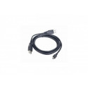 CABLE USB2 DUAL AM-MINI 0.9M/BLACK CCP-USB22-AM5P-3 GEMBIRD