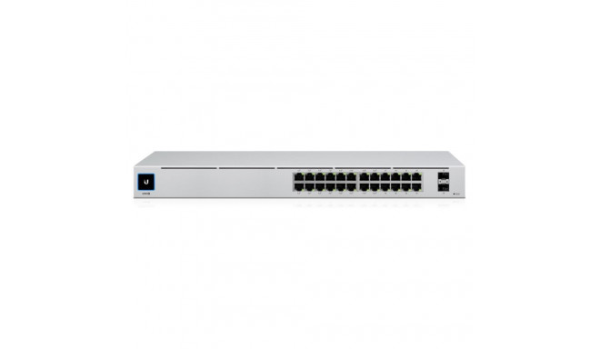 Switch|UBIQUITI|USW-24-POE|Type L2|Desktop/pedestal|Rack|24x10Base-T / 100Base-TX / 1000Base-T|2xSFP