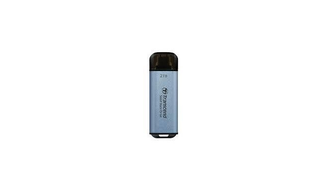 External SSD|TRANSCEND|ESD300|2TB|USB-C|Write speed 950 MBytes/sec|Read speed 1500 MBytes/sec|TS2TES