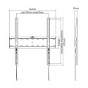 TV SET ACC WALL MOUNT 32-55"/WM-55F-02 GEMBIRD