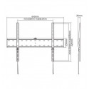 TV SET ACC WALL MOUNT 37-70"/WM-70F-01 GEMBIRD