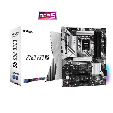 Mainboard|ASROCK|Intel B760 Express|LGA1700|ATX|Memory DDR5|Memory slots 4|1xPCI-Express 3.0 1x|1xPC