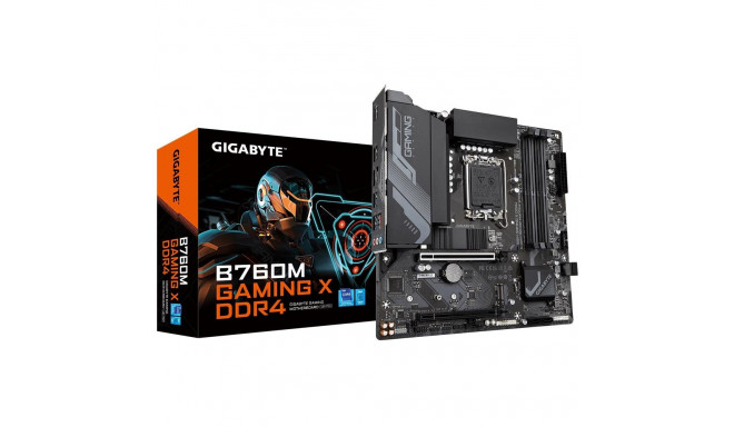 Mainboard|GIGABYTE|Intel B760 Express|LGA1700|Micro-ATX|Memory DDR4|Memory slots 4|1xPCI-Express 3.0