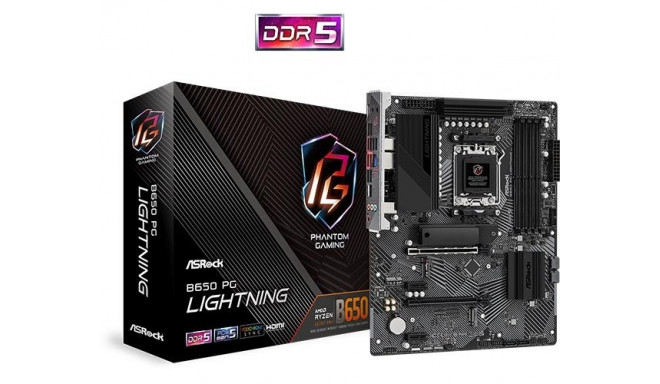 Mainboard|ASROCK|AMD B650|SAM5|ATX|Memory DDR5|Memory slots 4|2xPCI-Express 4.0 1x|2xPCI-Express 4.0