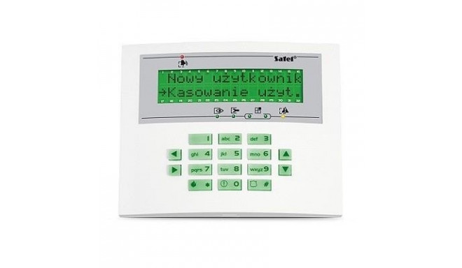 KEYPAD LCD /INTEGRA GREEN/INT-KLCDL-GR SATEL