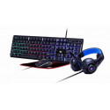 KEYBOARD USB GAMING KIT ENG/GHOST GGS-UMGL4-02 GEMBIRD