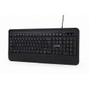 KEYBOARD MULTIMEDIA USB ENG/BLACK KB-UML-03 GEMBIRD