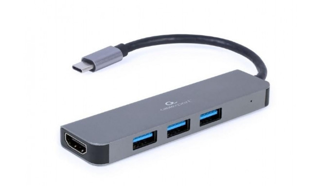 I/O ADAPTER USB-C TO HDMI/USB3/2IN1 A-CM-COMBO2-01 GEMBIRD