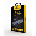 I/O ADAPTER USB-C TO HDMI/USB3/2IN1 A-CM-COMBO2-01 GEMBIRD