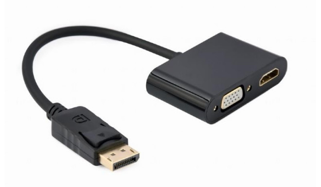 I/O ADAPTER DISPLAYP. TO HDMI/VGA A-DPM-HDMIFVGAF-01 GEMBIRD