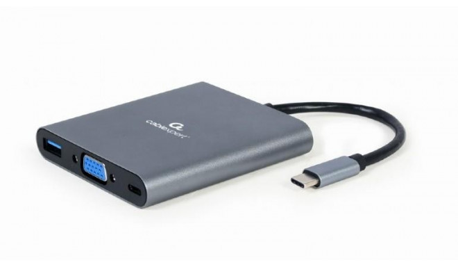 Gembird I/O adapter USB-C - HDMI/USB 3.0 6in1 (A-CM-COMBO6-01)