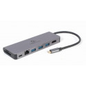 I/O ADAPTER USB-C TO HDMI/USB3/5IN1 A-CM-COMBO5-05 GEMBIRD I/O ADAPTER USB-C TO HDMI/USB3/5IN1 A-CM-COMBO5-05 GEMBIRD