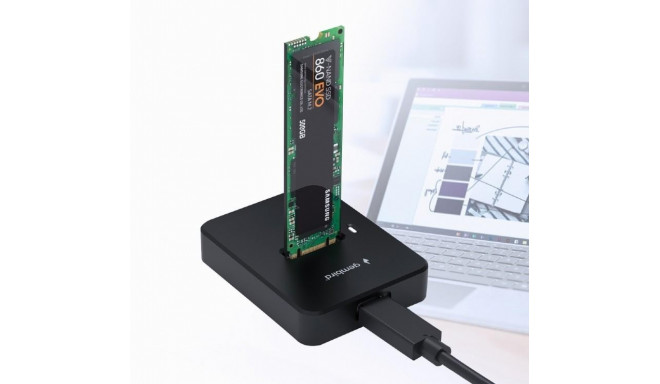 SSD ACC DOCK STATION USB-C M.2/DD-U3M2 GEMBIRD