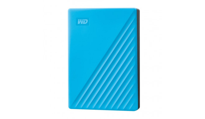 External HDD|WESTERN DIGITAL|My Passport|4TB|USB 2.0|USB 3.0|USB 3.2|Colour Blue|WDBPKJ0040BBL-WESN