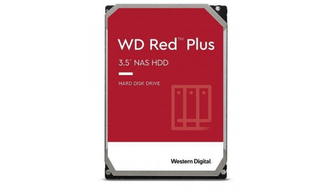 HDD|WESTERN DIGITAL|Red Plus|4TB|SATA|256 MB|5400 rpm|3,5"|WD40EFPX