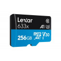 Lexar mälukaart microSDXC 256GB UHS-I LSDMI256BB633A + adapter