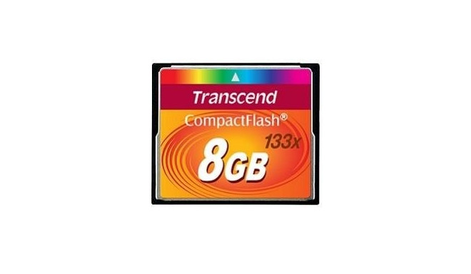 Transcend mälukaart CF 8GB 133X TS8GCF133