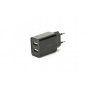 Gembird charger 2xUSB, black (EG-U2C2A-03-BK)