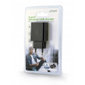 CHARGER USB UNIVERSAL BLACK/2PORT EG-U2C2A-03-BK GEMBIRD