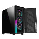 Gigabyte korpus Aorus C500 Glass MidiTower ATX EATX MicroATX MiniITX, must (GB-AC500GST)
