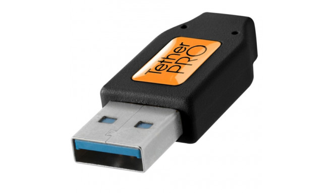 Tether Tools Pro USB 3.0 Micro-B 4,6m bl