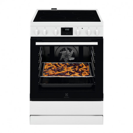 Klaaskeraamiline elektripliit Electrolux LKR64021AW, 60 cm