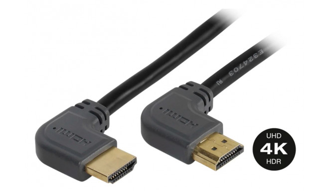 Vivanco kaabel HDMI - HDMI nurgaga 3m  (47107)