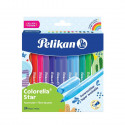 PELIKAN viltpliiats Colorella Star, ümar, 24 värvi