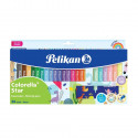 PELIKAN flomāsteri Colorella Star, apaļie, 24 krāsu (18 +6)